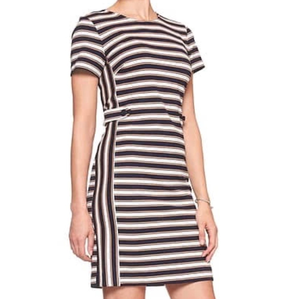 Banana Republic stripped dress 8